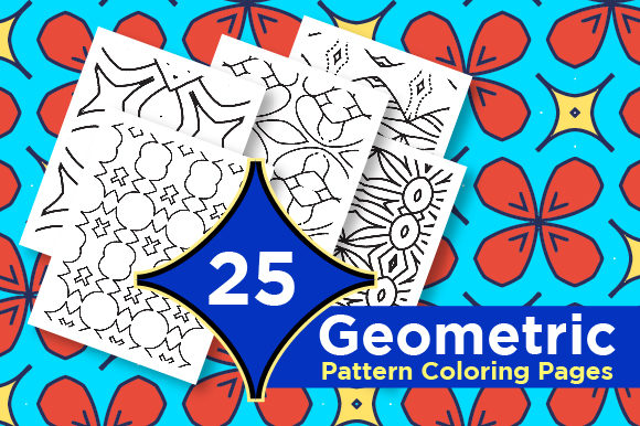 Download KDP Coloring Books Background Set - Background Collection