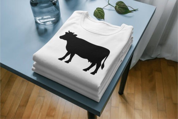 Download Cow SVG Silhouette Farm Animal Cut File - Silhouette Collection
