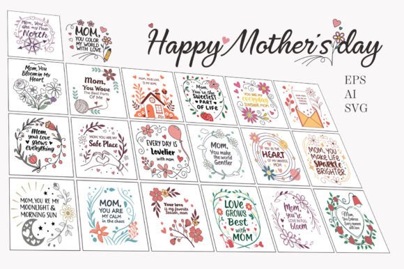 Download Happy Mother's Day Quotes Bundle, Mama - Premium Resources